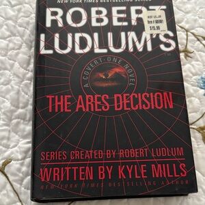 Robert Ludlum's The Ares Decision - Black and Red Hardcover